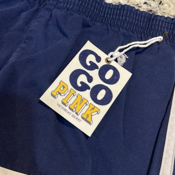 Victoria’s Secret Pink Womens Twill Shorts Navy Various Sizes - Picture 6 of 6